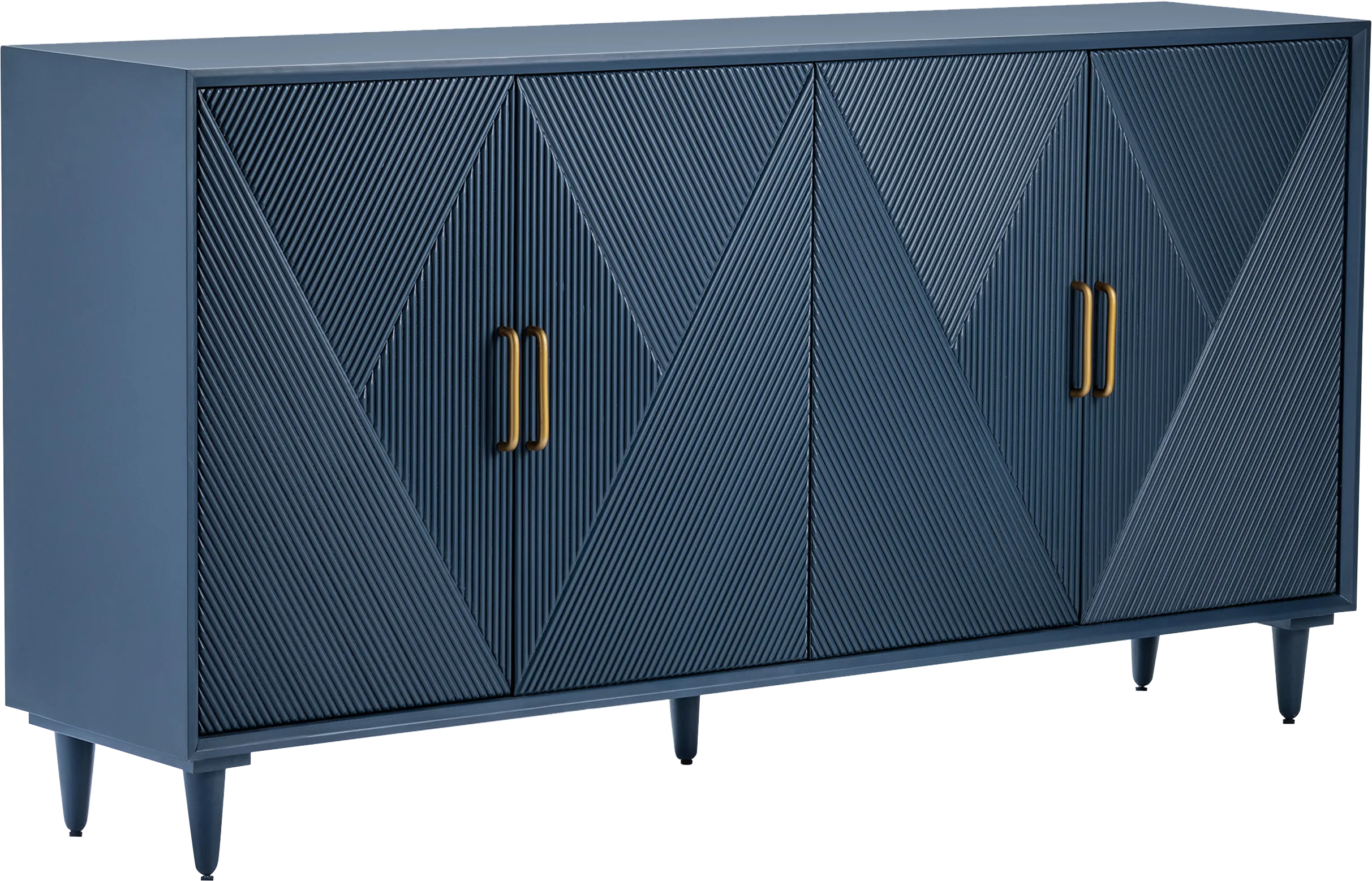 Montgomery Dark Blue Credenza - Thumbnail - Image 1