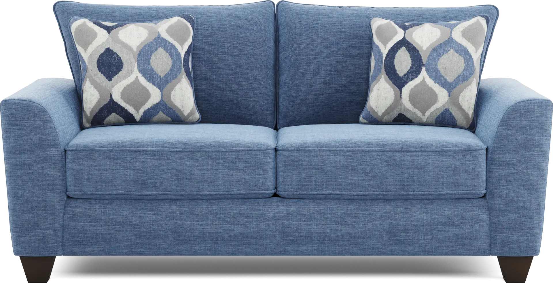 Dennin Heights Blue Sleeper Loveseat