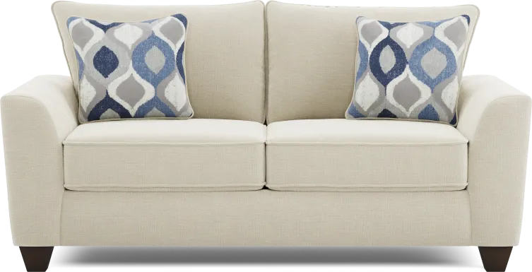 Dennin Heights Beige Gel Foam Sleeper Loveseat