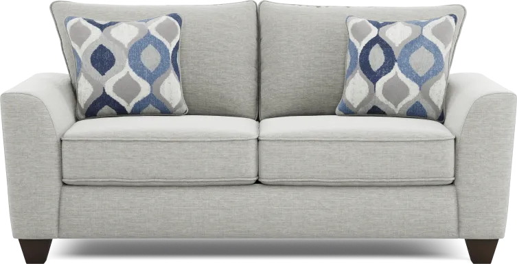 Dennin Heights Gray Sleeper Loveseat