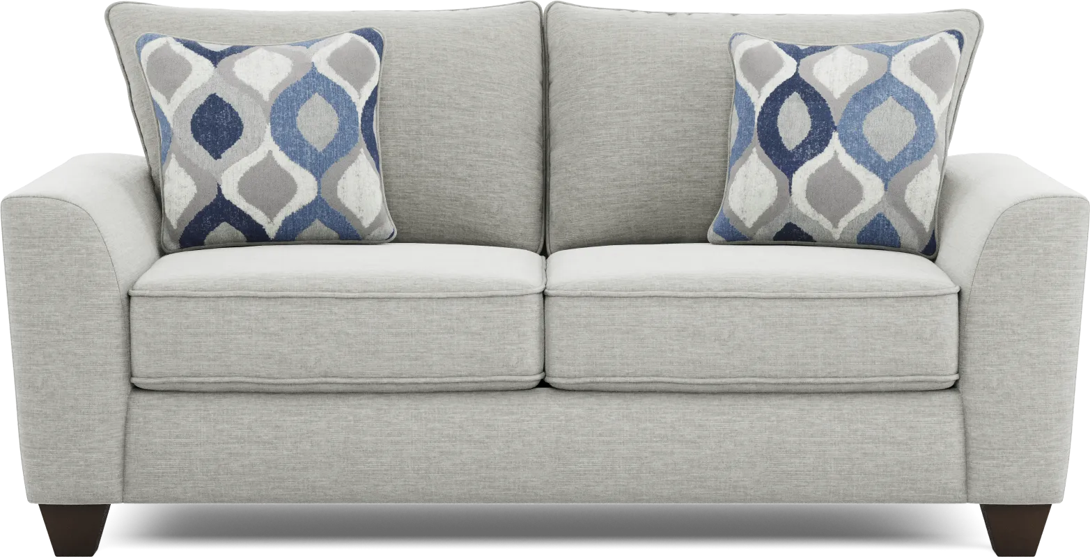 Dennin Heights Gray Sleeper Loveseat