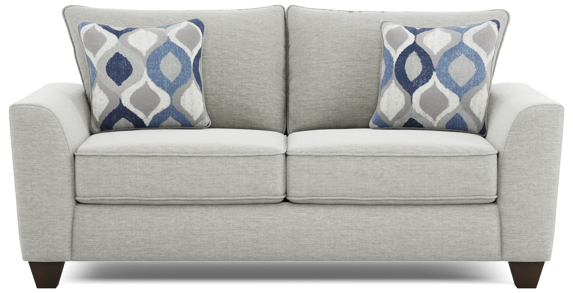 gray loveseat