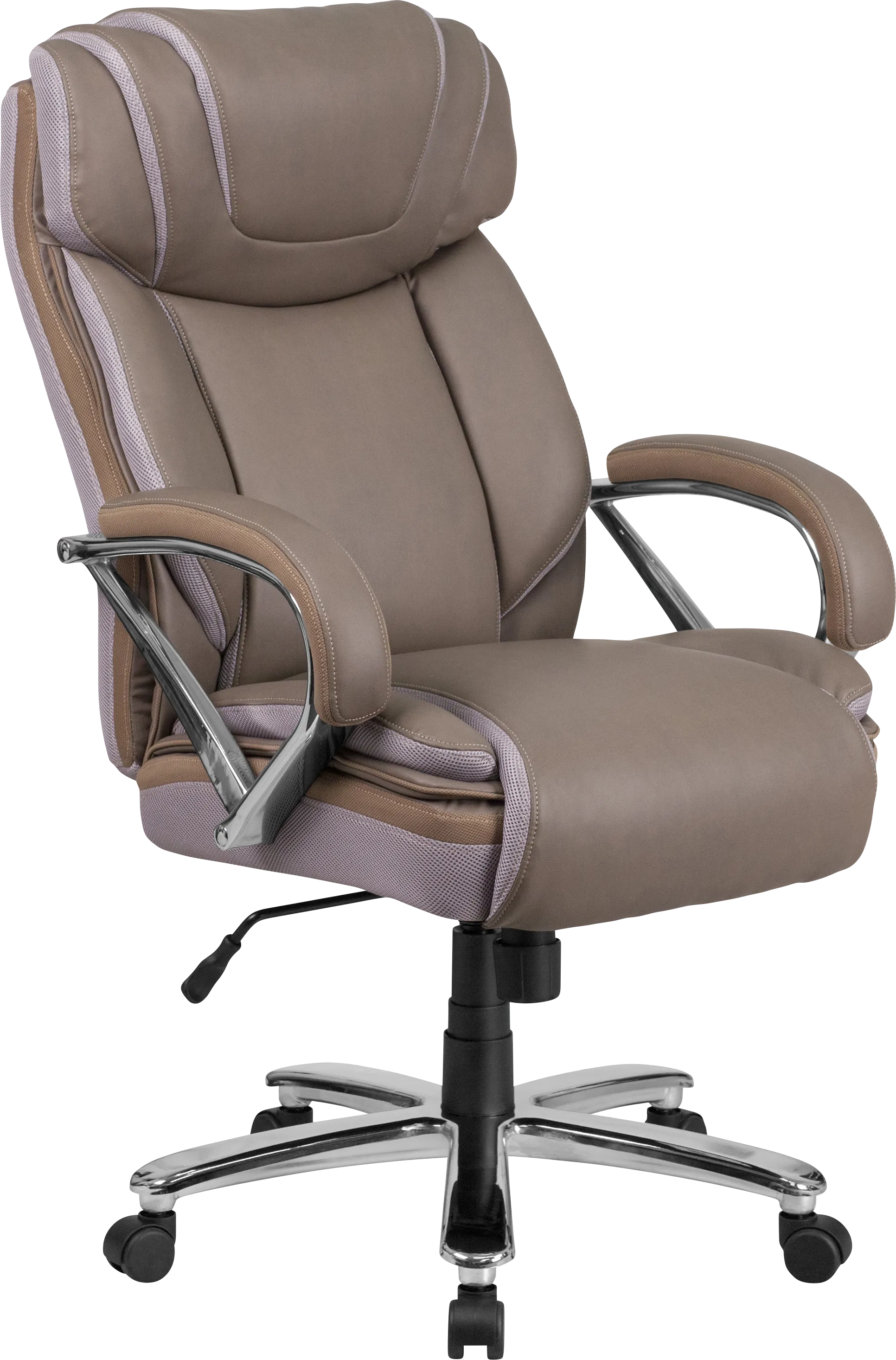 Marvin Taupe Desk Chair - Thumbnail - Image 1