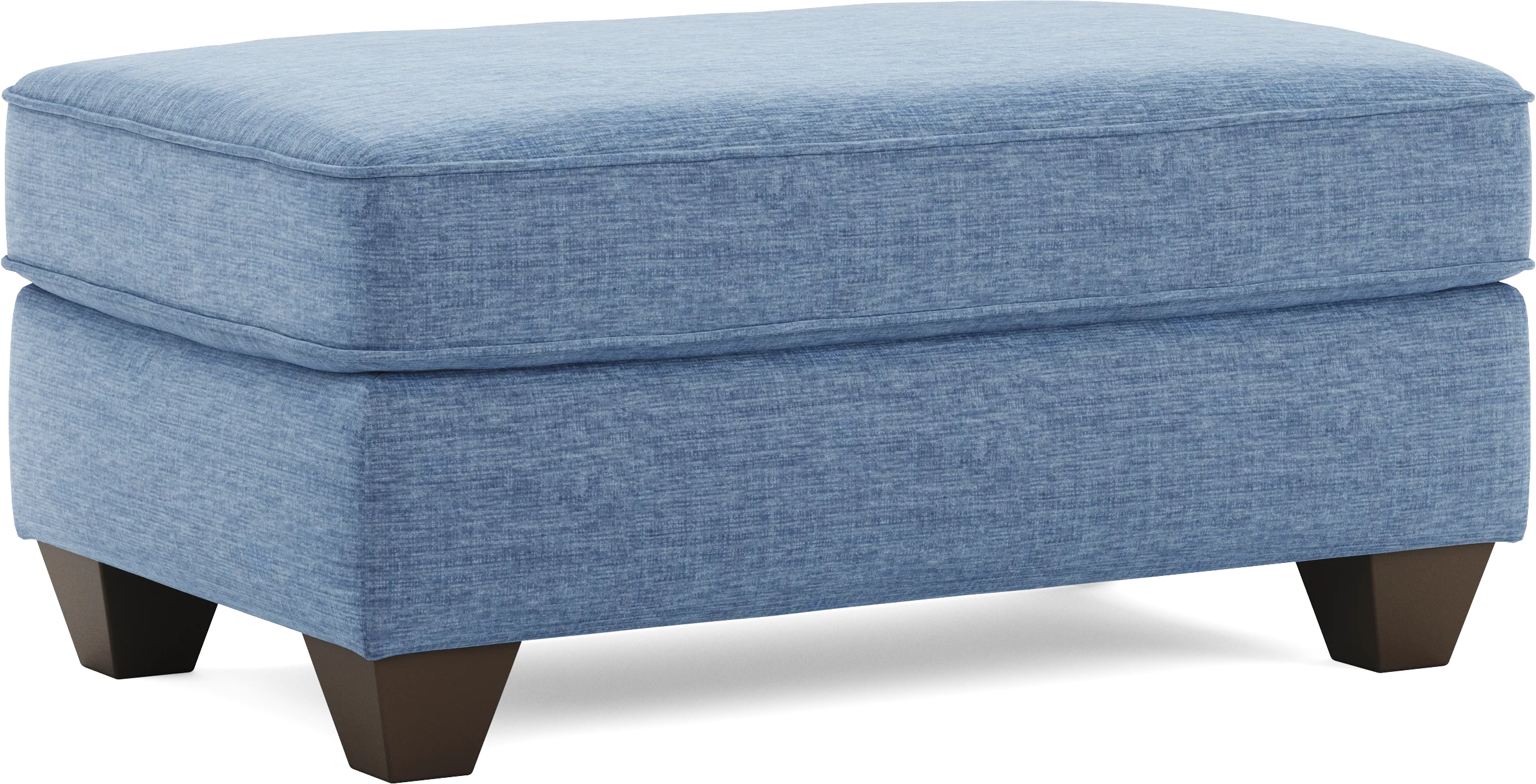 Dennin Heights Blue Ottoman - Thumbnail - Image 1