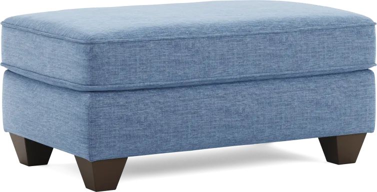 Dennin Heights Blue Ottoman