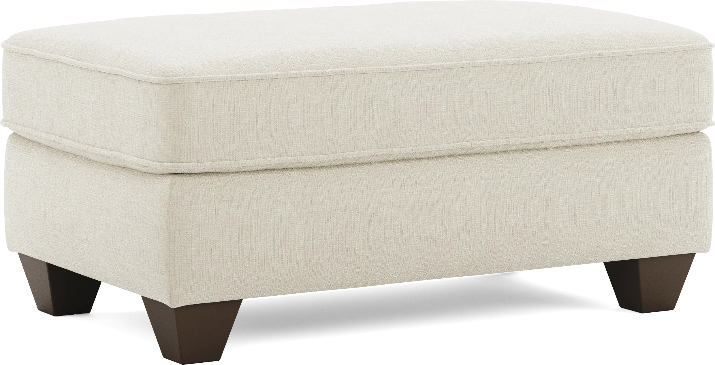 Dennin Heights Beige Ottoman - Thumbnail - Image 1