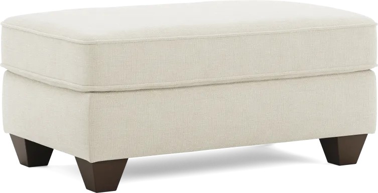 Dennin Heights Beige Ottoman