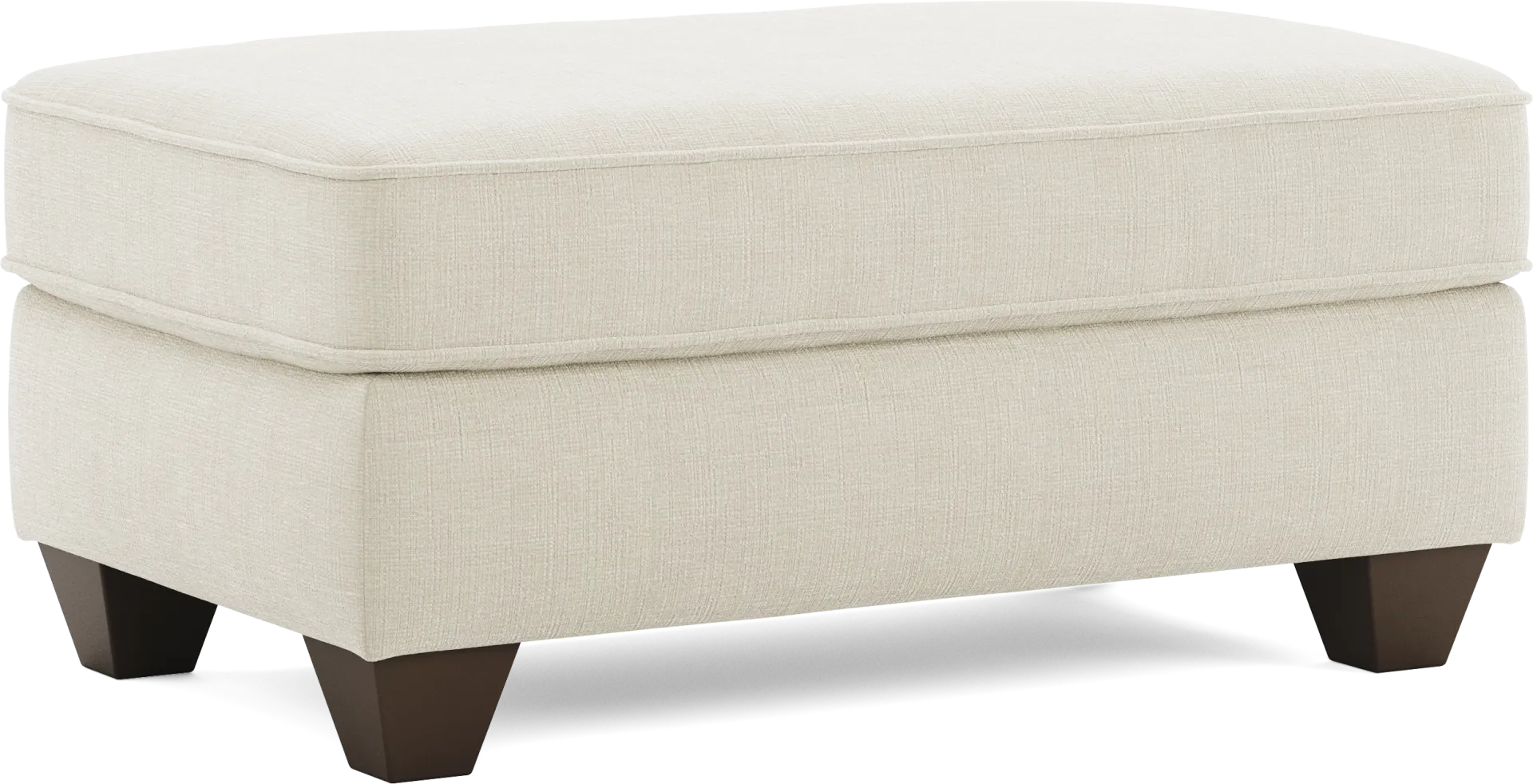 Dennin Heights Beige Ottoman - Image 1