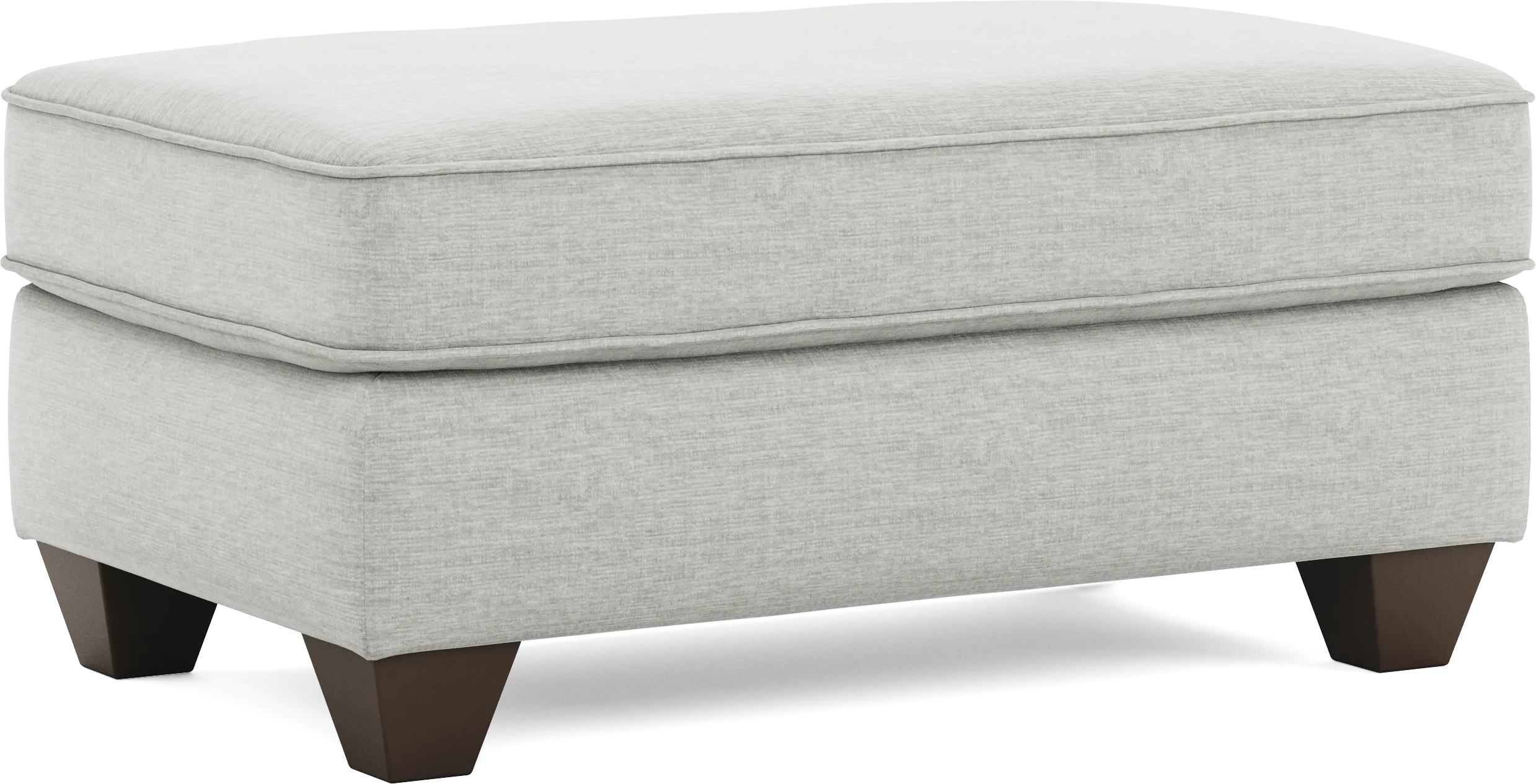Dennin Heights Gray Ottoman - Thumbnail - Image 1