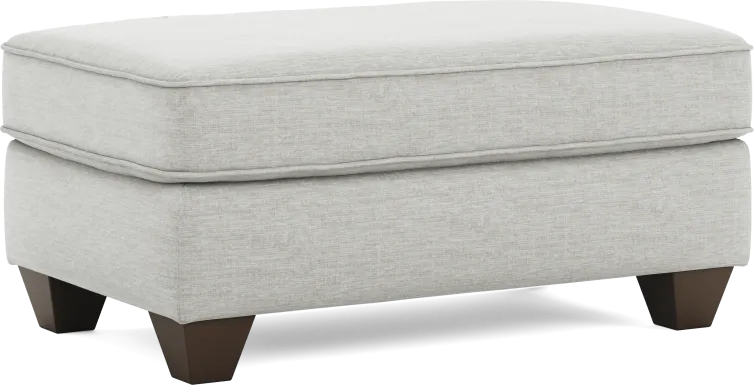 Dennin Heights Gray Ottoman