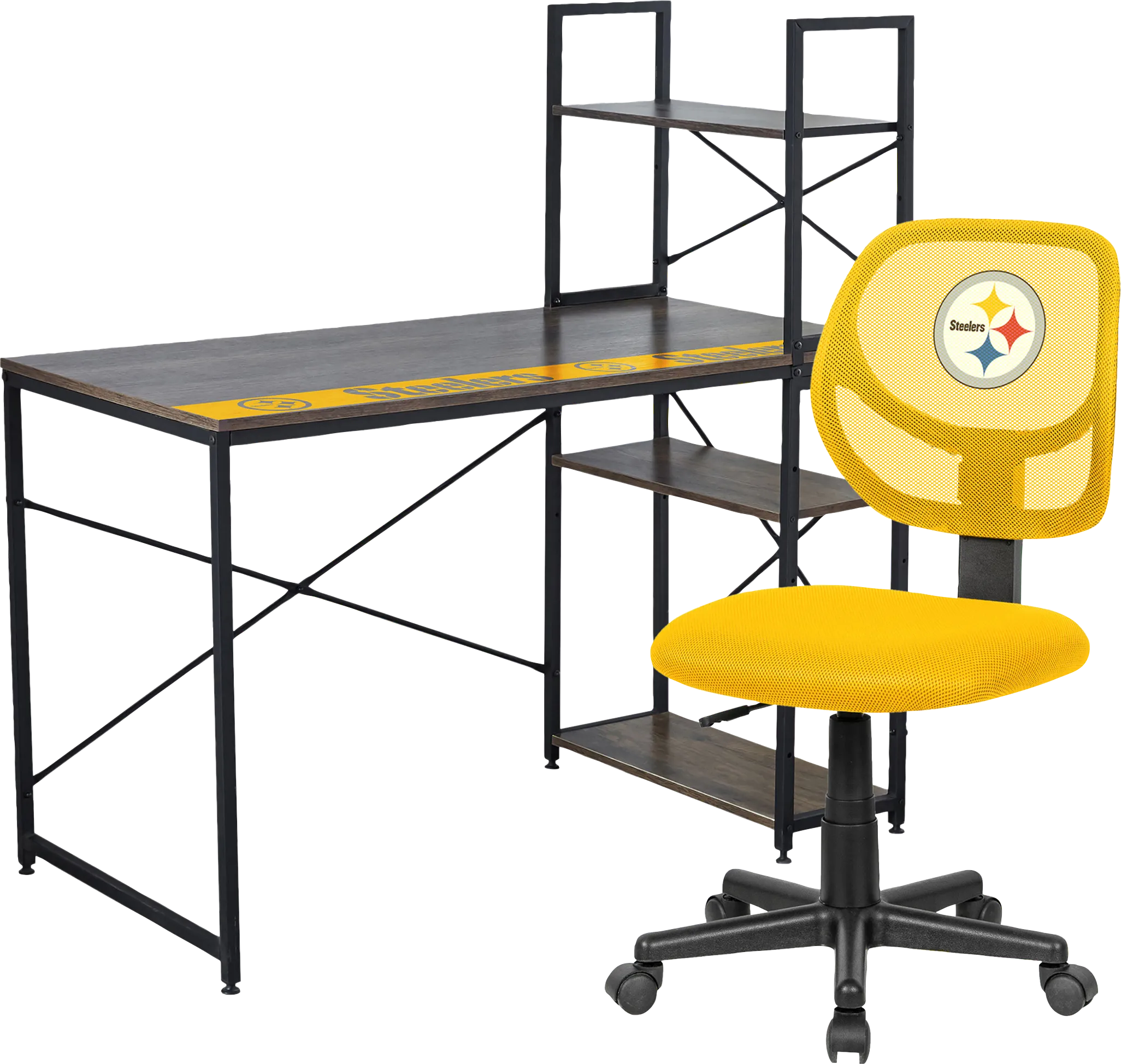 Pittsburgh Steelers Desk and Chair Set - Thumbnail - Image 1