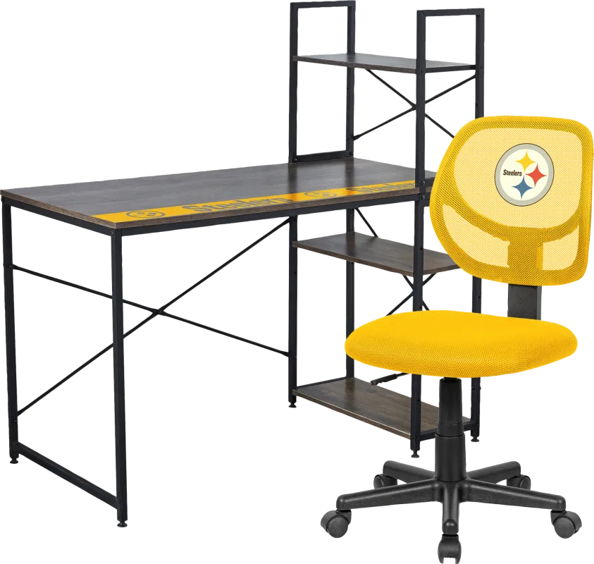 Pittsburgh Steelers Desk and Chair Set