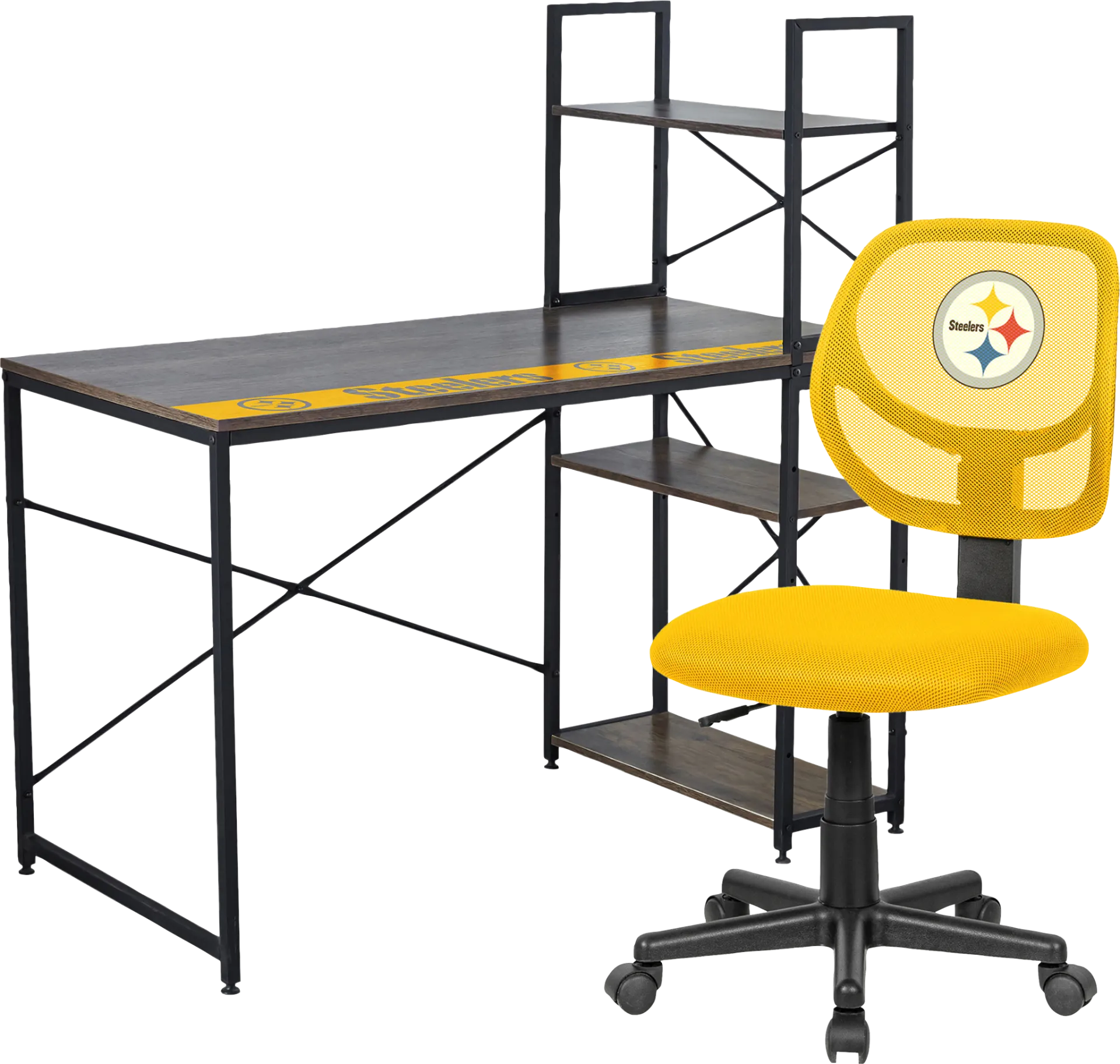 Pittsburgh Steelers Desk and Chair Set - Image 1