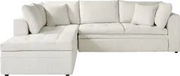 2 pc left arm sleeper sectional