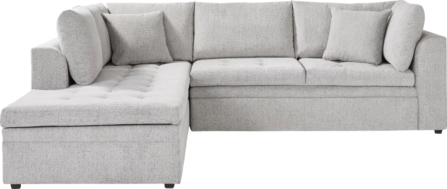 Sheridan Place Gray 2 Pc Sleeper Sectional