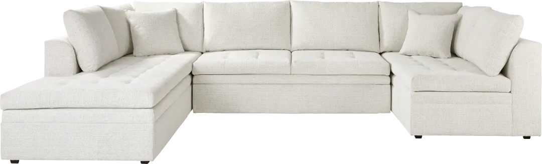 Sheridan Place Off-White 3 Pc Sectional