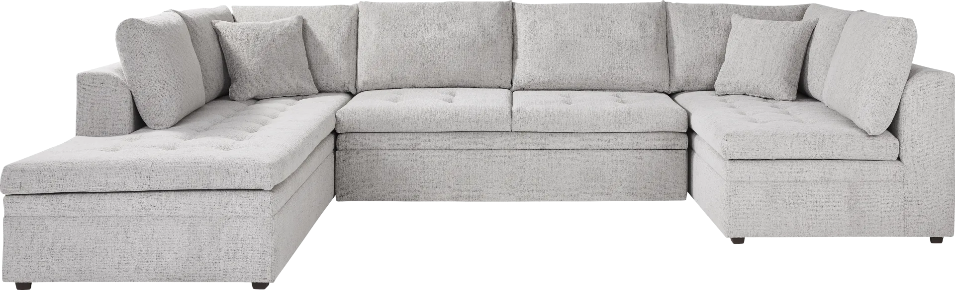 Sheridan Place Gray 3 Pc Sectional - Image 2
