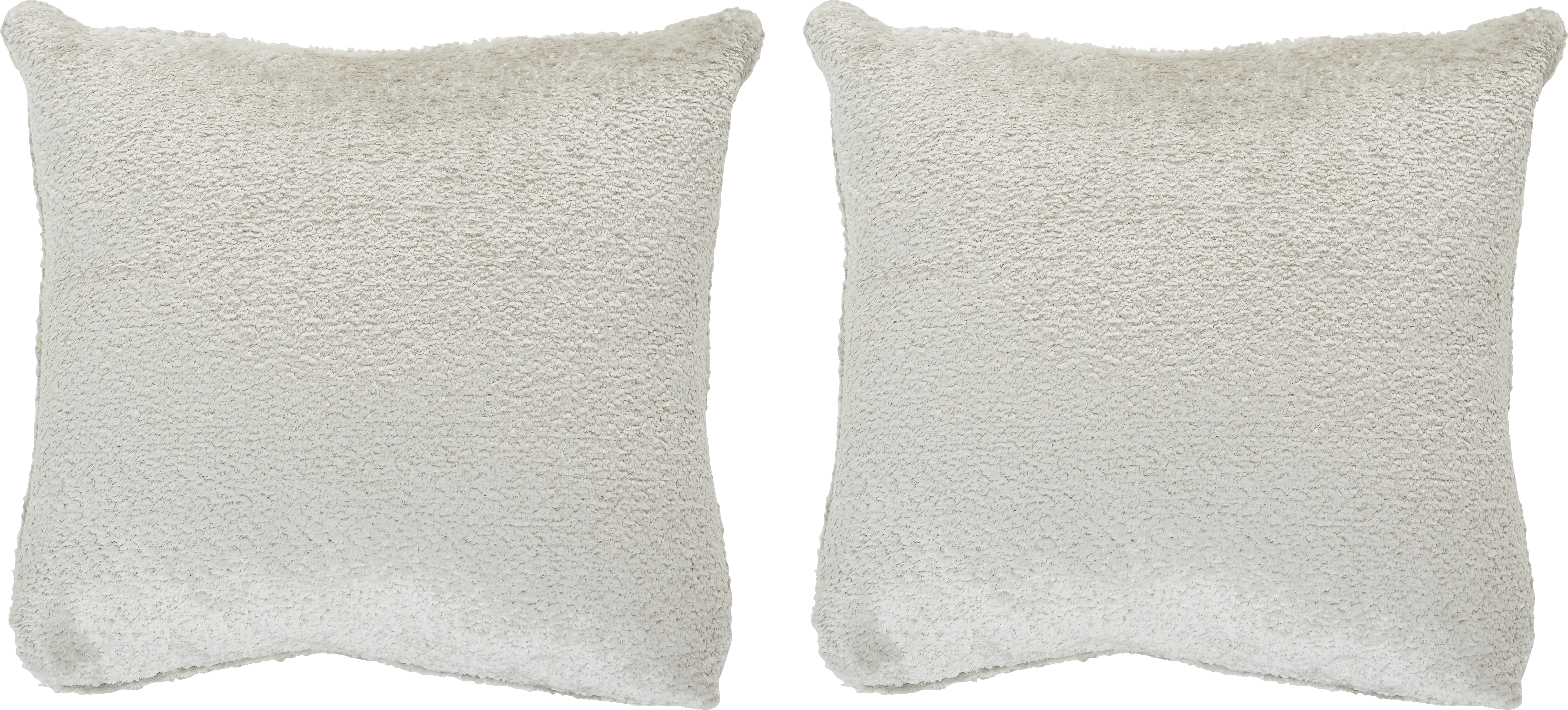 Dory Dove Gray Toss Pillows (Set of 2) - Thumbnail - Image 1
