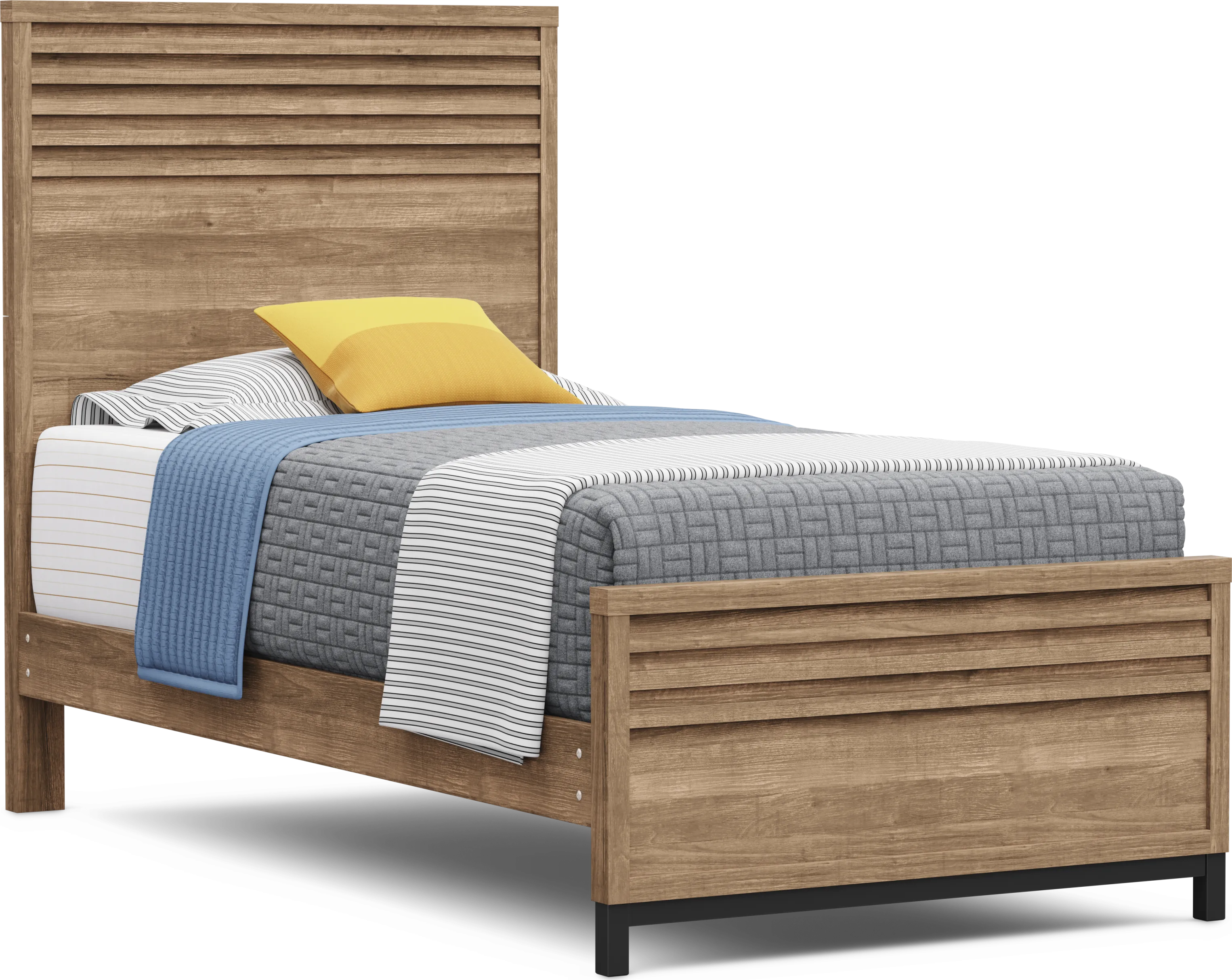 Kids Northridge Drive Caramel Twin Panel Bed - Thumbnail - Image 1