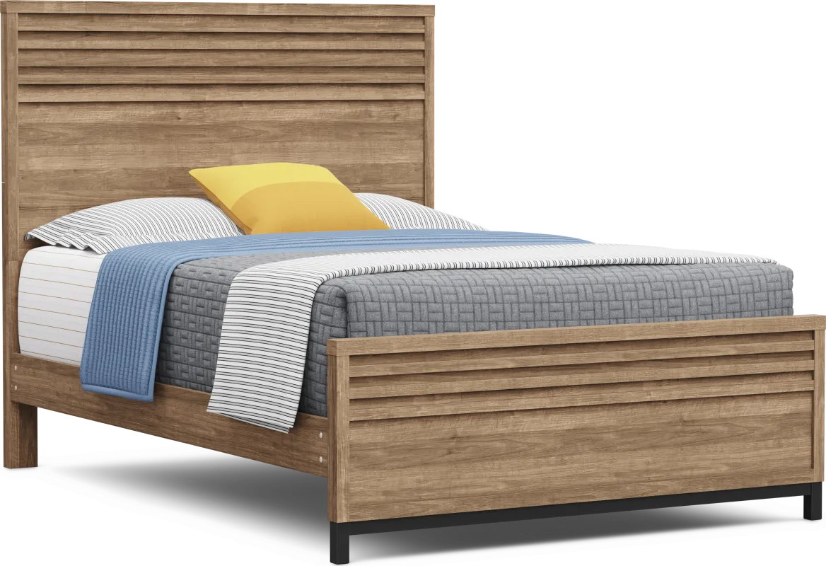 Kids Northridge Drive Caramel Full Panel Bed