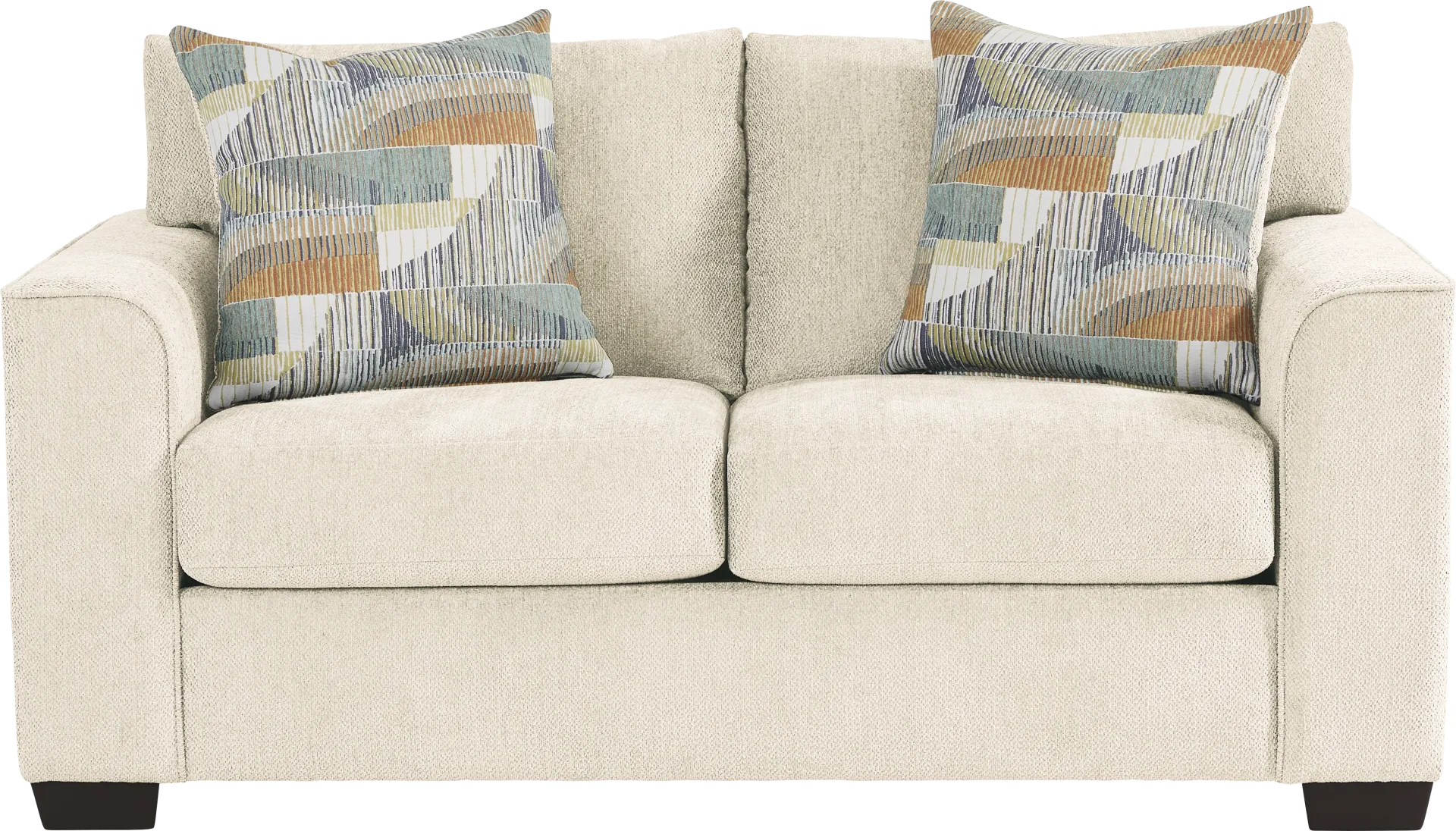 Delcrest White 7 Pc Living Room with Sleeper Sofa - Image 6