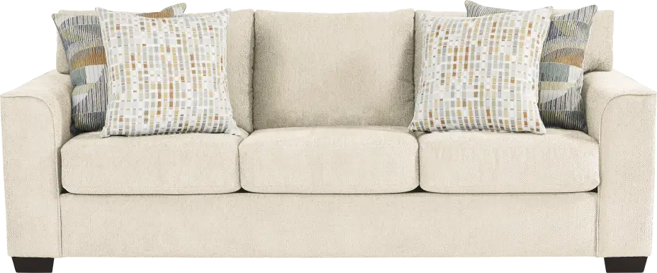 Delcrest White Sofa