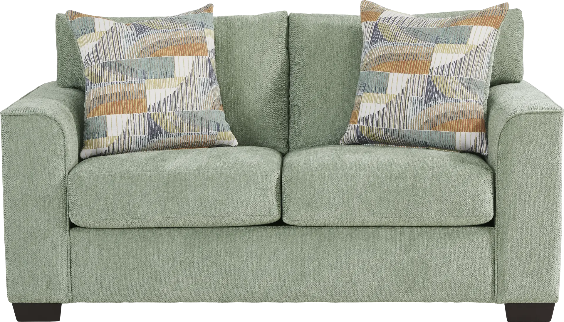 Delcrest Green Loveseat