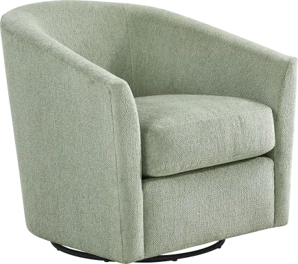 Delcrest Green Swivel Chair