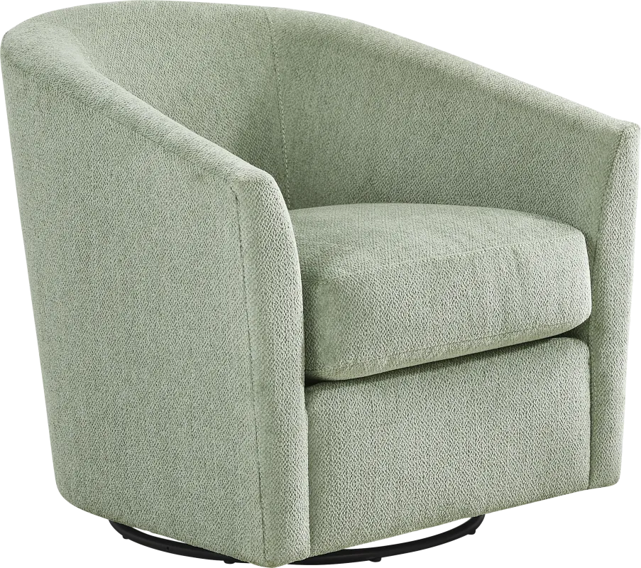 Delcrest Green Swivel Chair