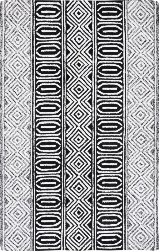 Saku Ivory/Black 8' x 10' Rug