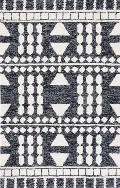Mazanure Charcoal 3' x 5' Rug