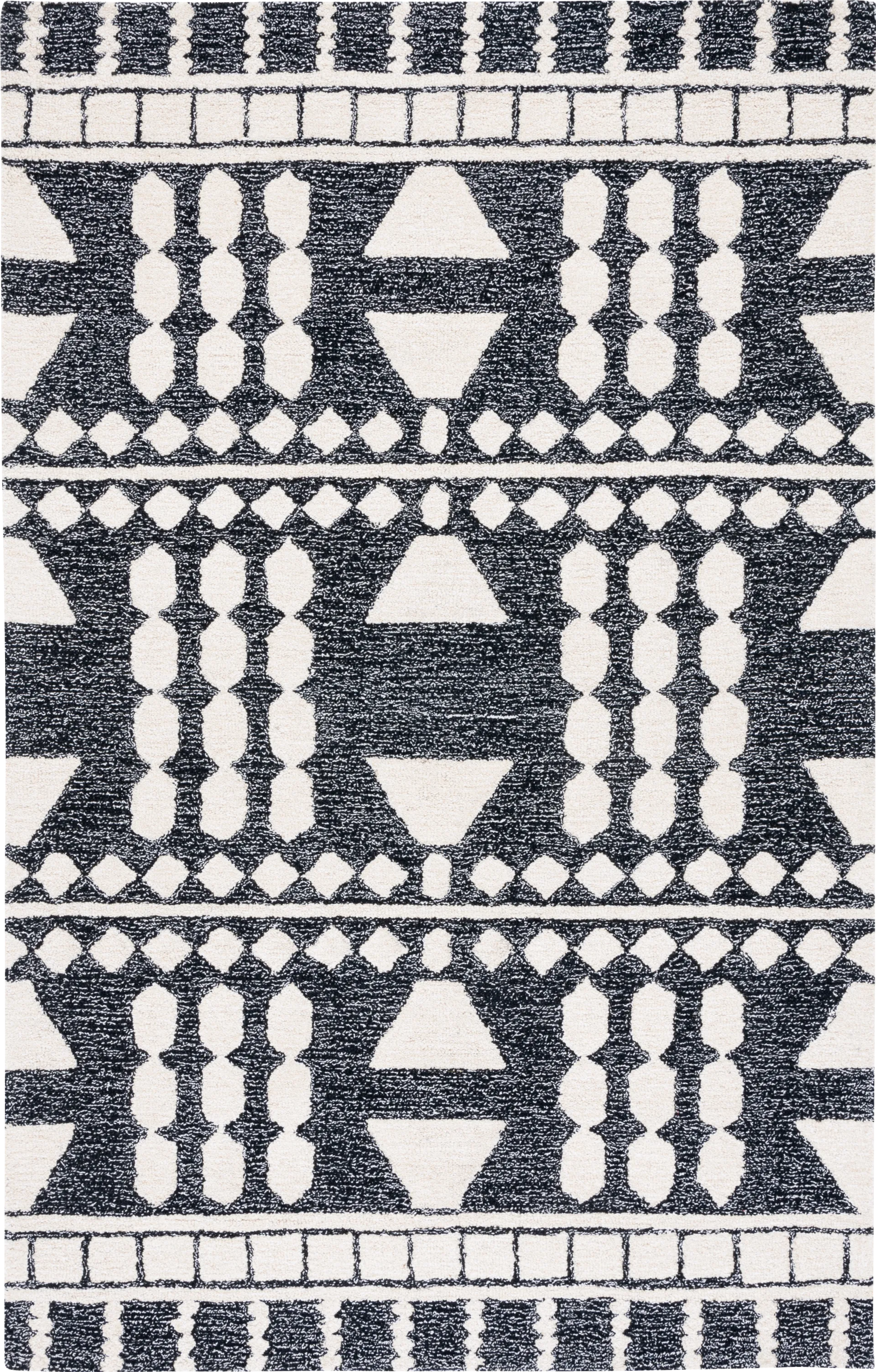 Mazanure Charcoal 5' x 8' Rug - Image 1