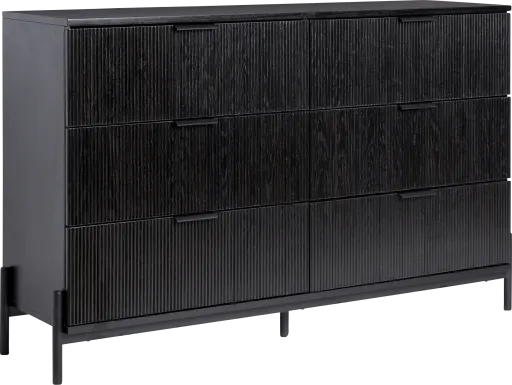 Trifford Black Dresser