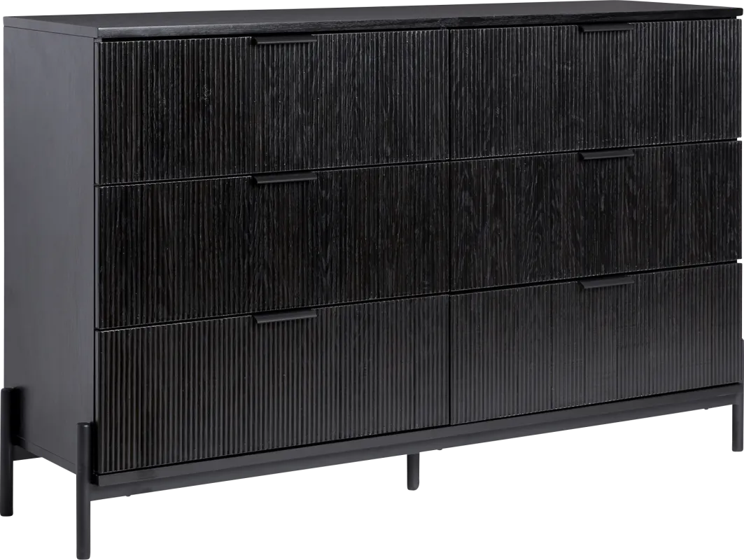 Trifford Black Dresser