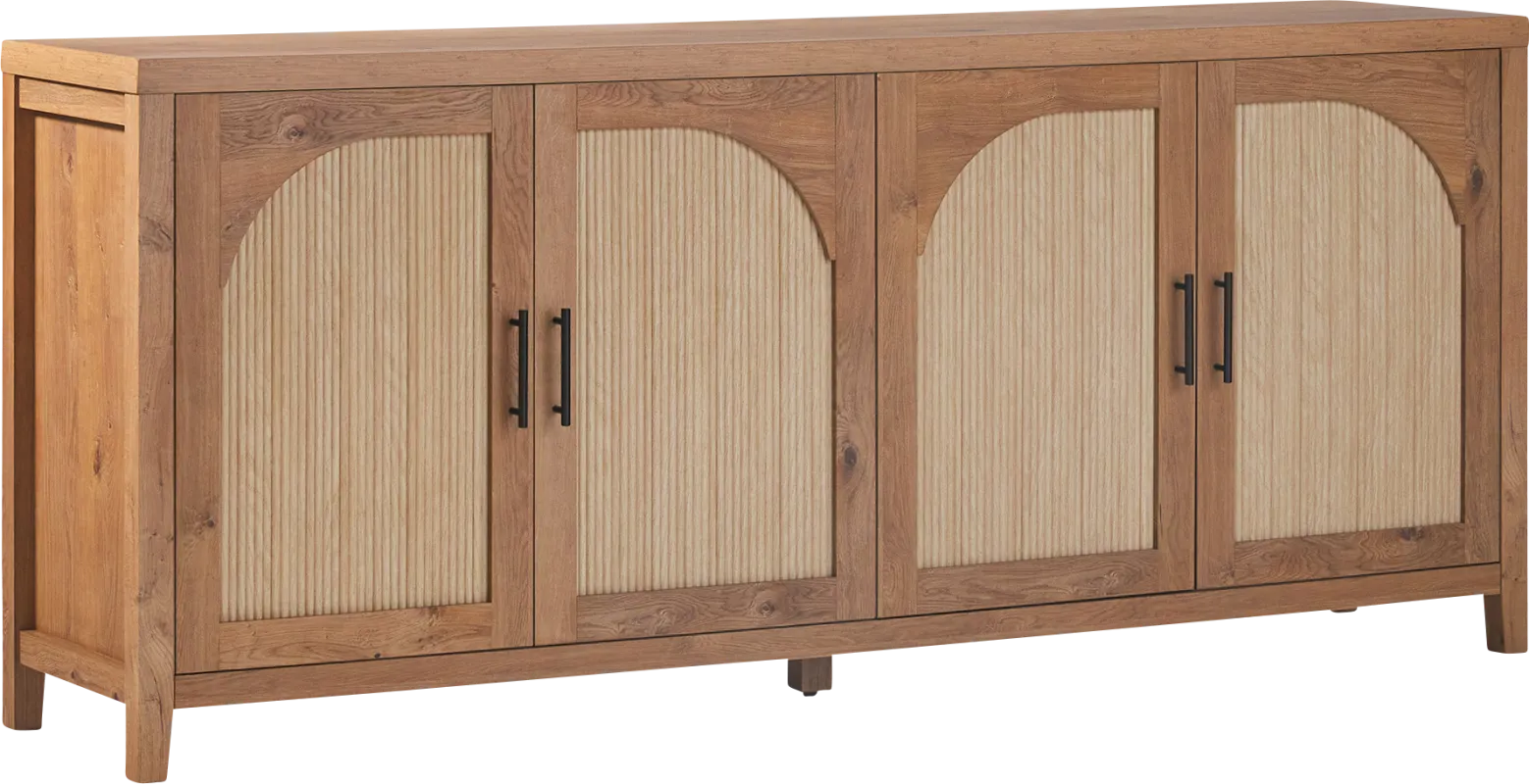 Millhaven Oak 70" Sideboard