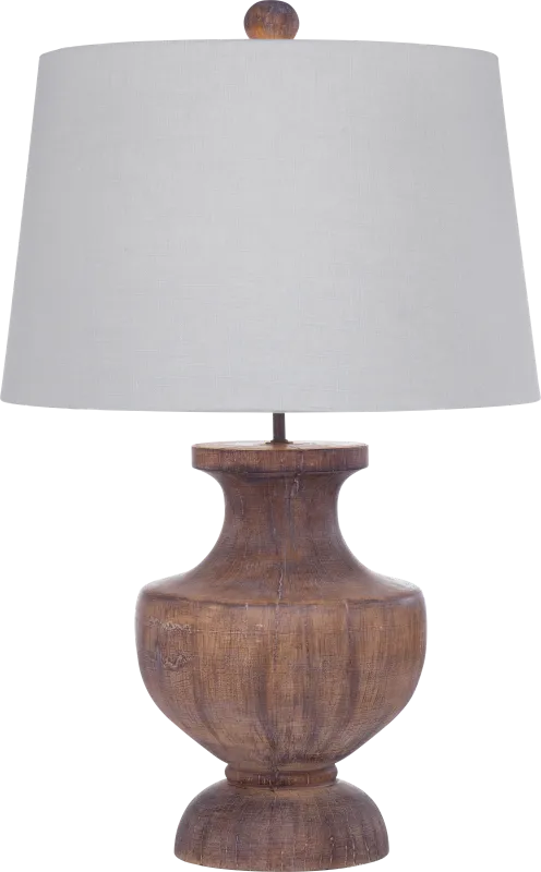Blossom Lane Brown Lamp