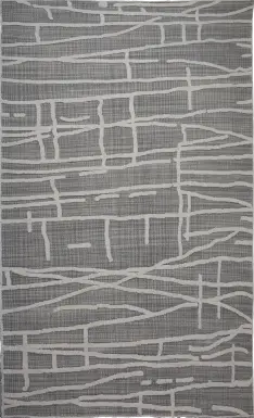 Trobour Gray 5' x 7'6 Rug