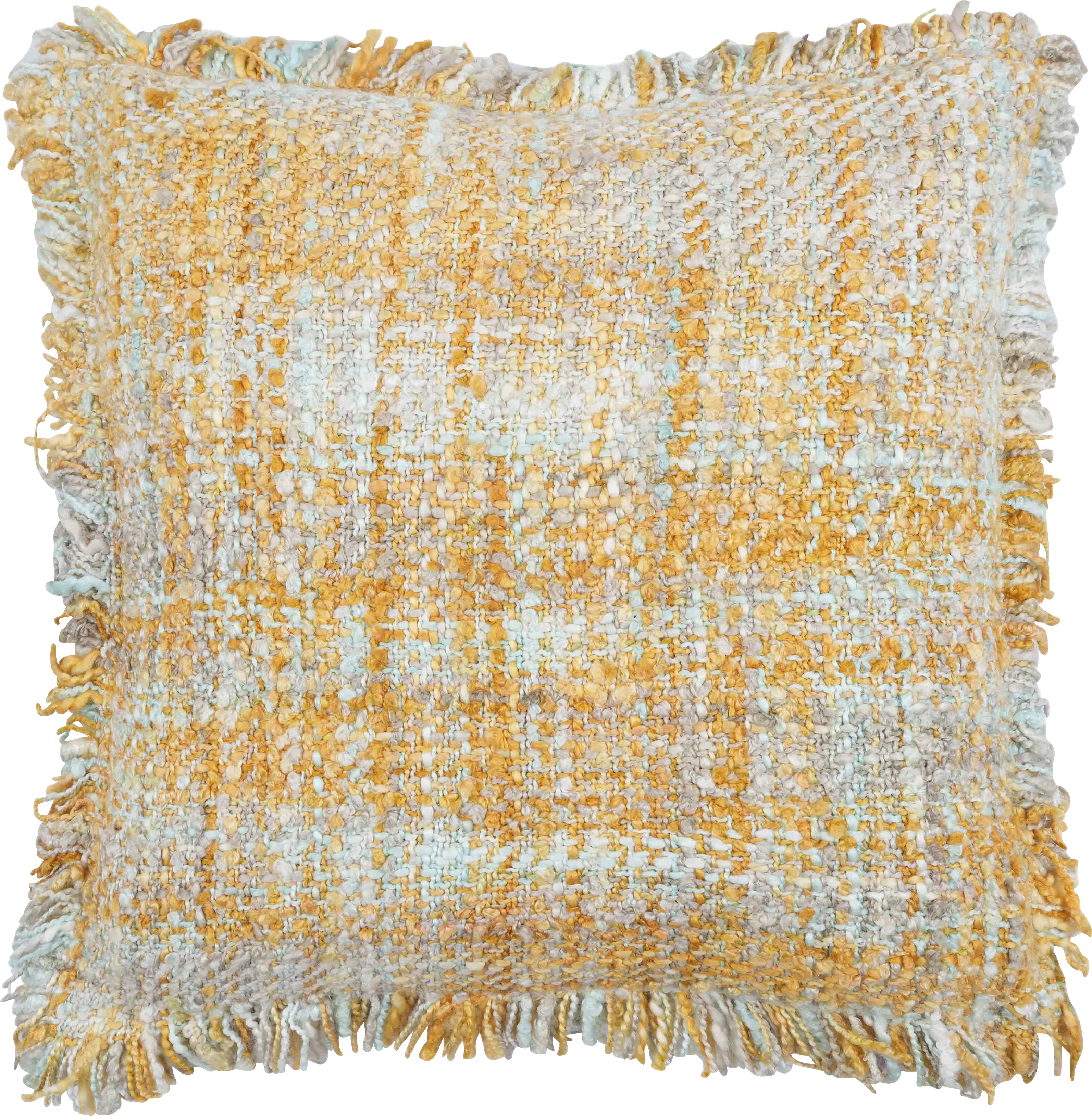 Mossrose Yellow Accent Pillow