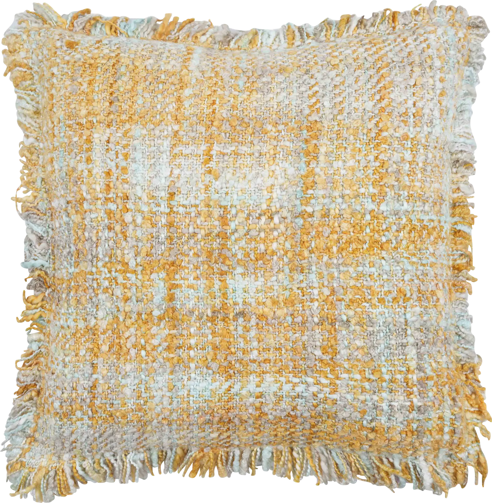 Mossrose Yellow Accent Pillow