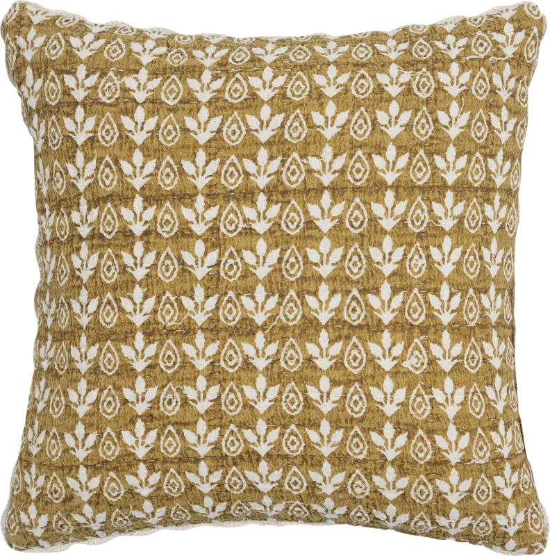 Opalmist Yellow Accent Pillow