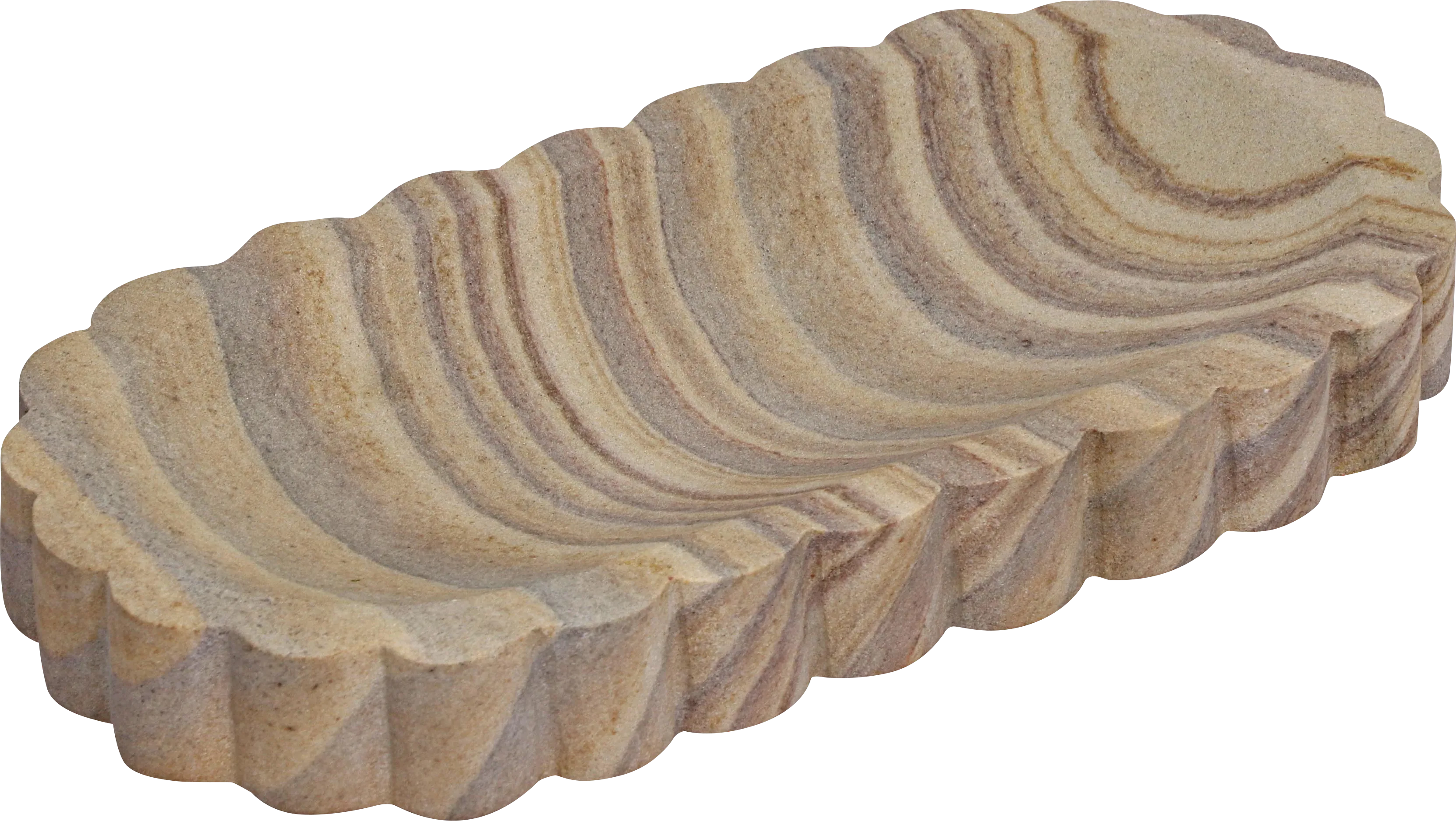 Roundelay Brown Large Tray