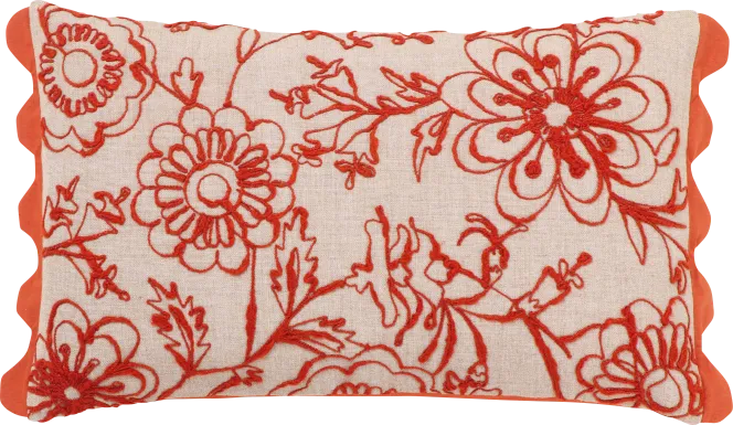 Brundisi Orange Accent Pillow