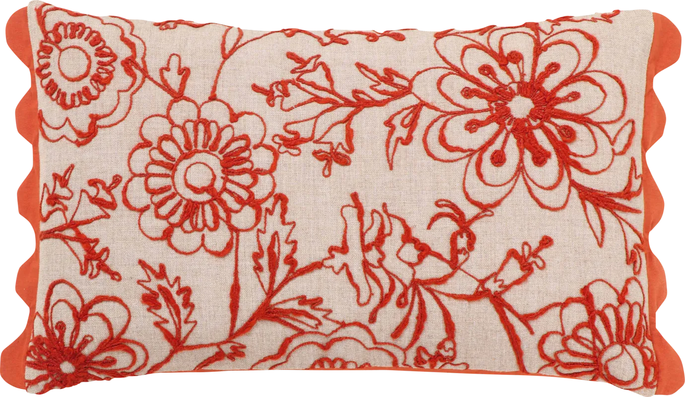 Brundisi Orange Accent Pillow