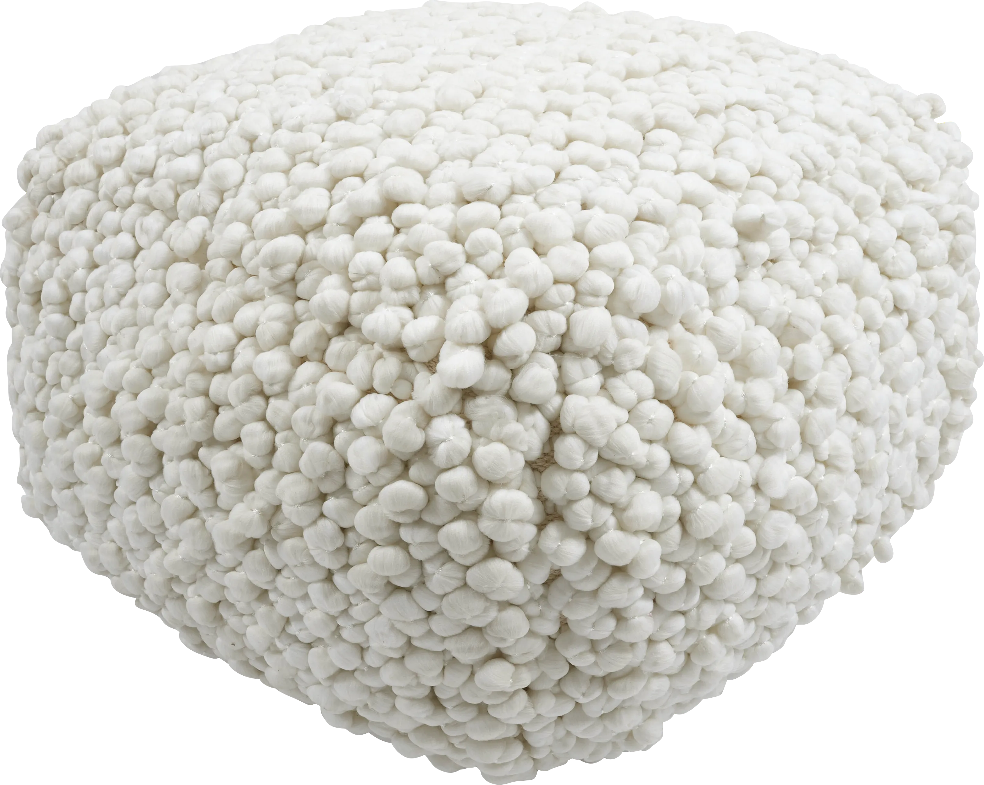 Midasvista Cream Pouf - Thumbnail - Image 1
