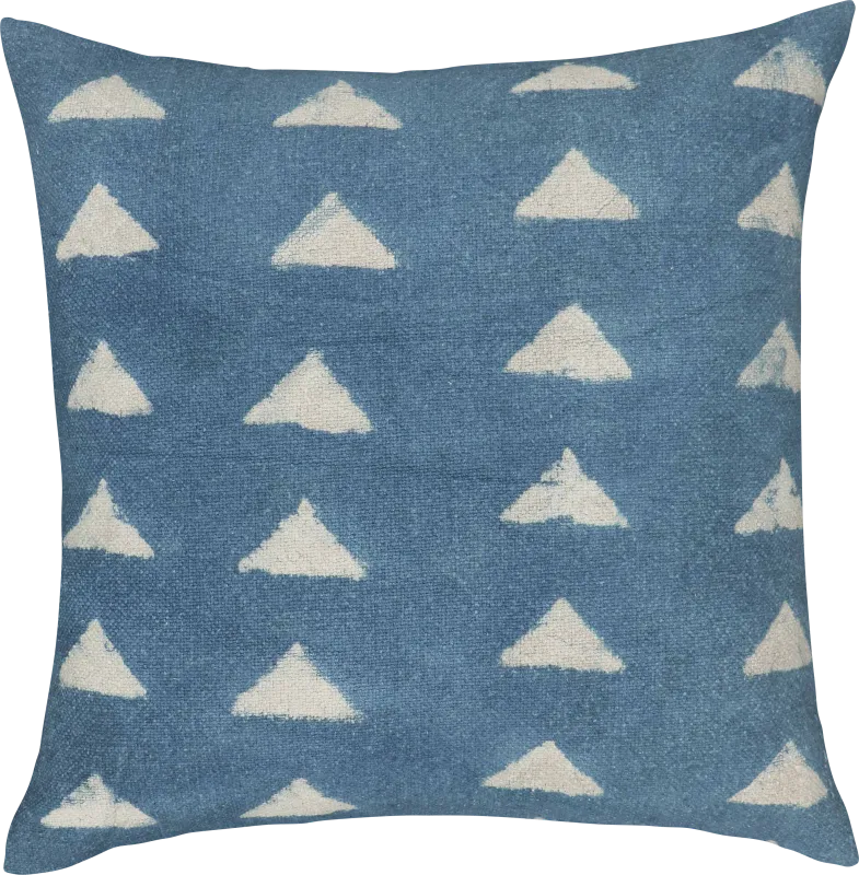 Prairiedawn II Blue Accent Pillow