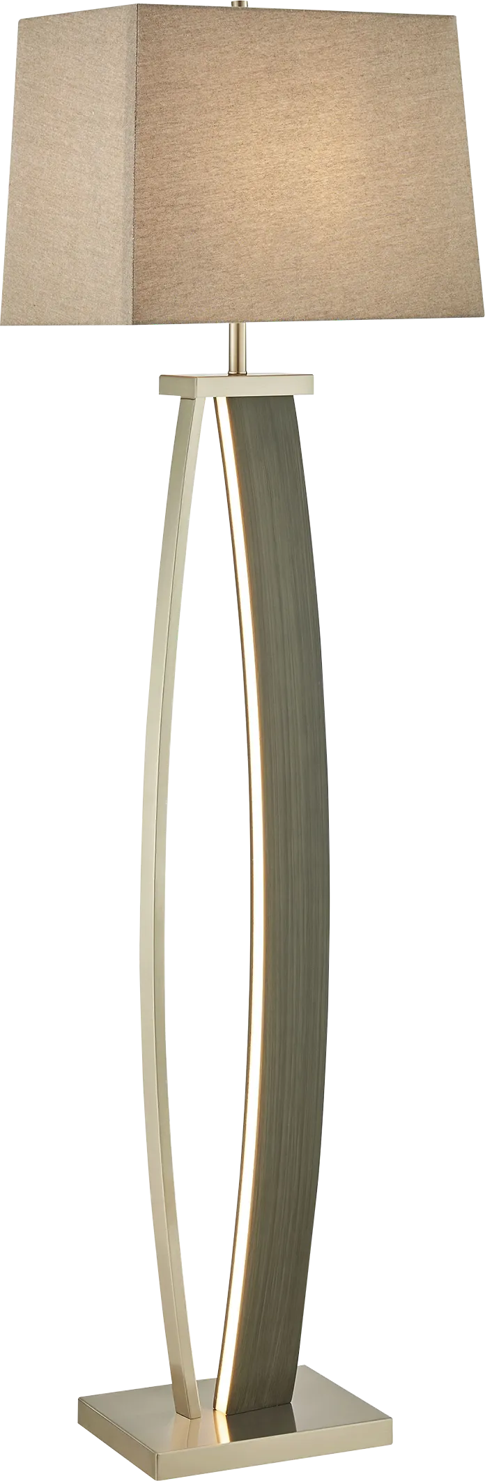 Toulon Drive Gray Floor Lamp - Thumbnail - Image 1