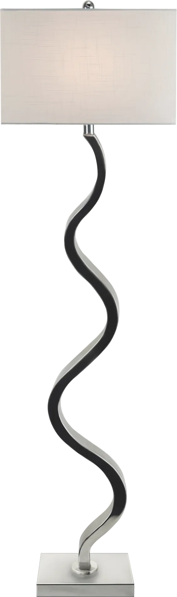 Equian Lane Silver Floor Lamp - Image 1