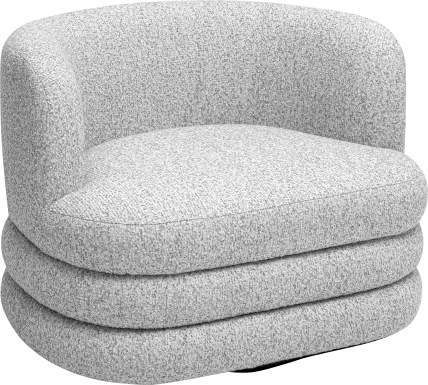 Wildmare Light Gray Swivel Accent Chair