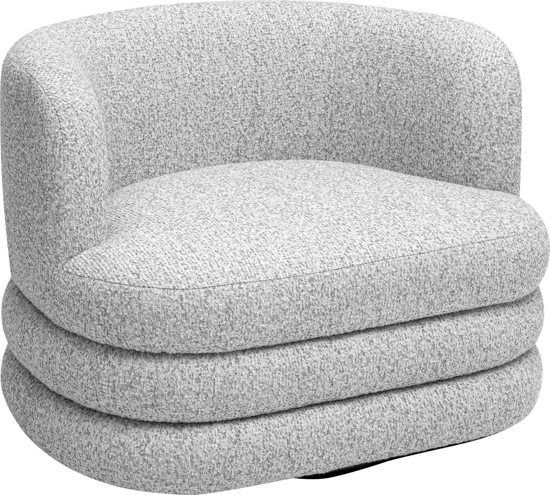 Wildmare Light Gray Swivel Accent Chair