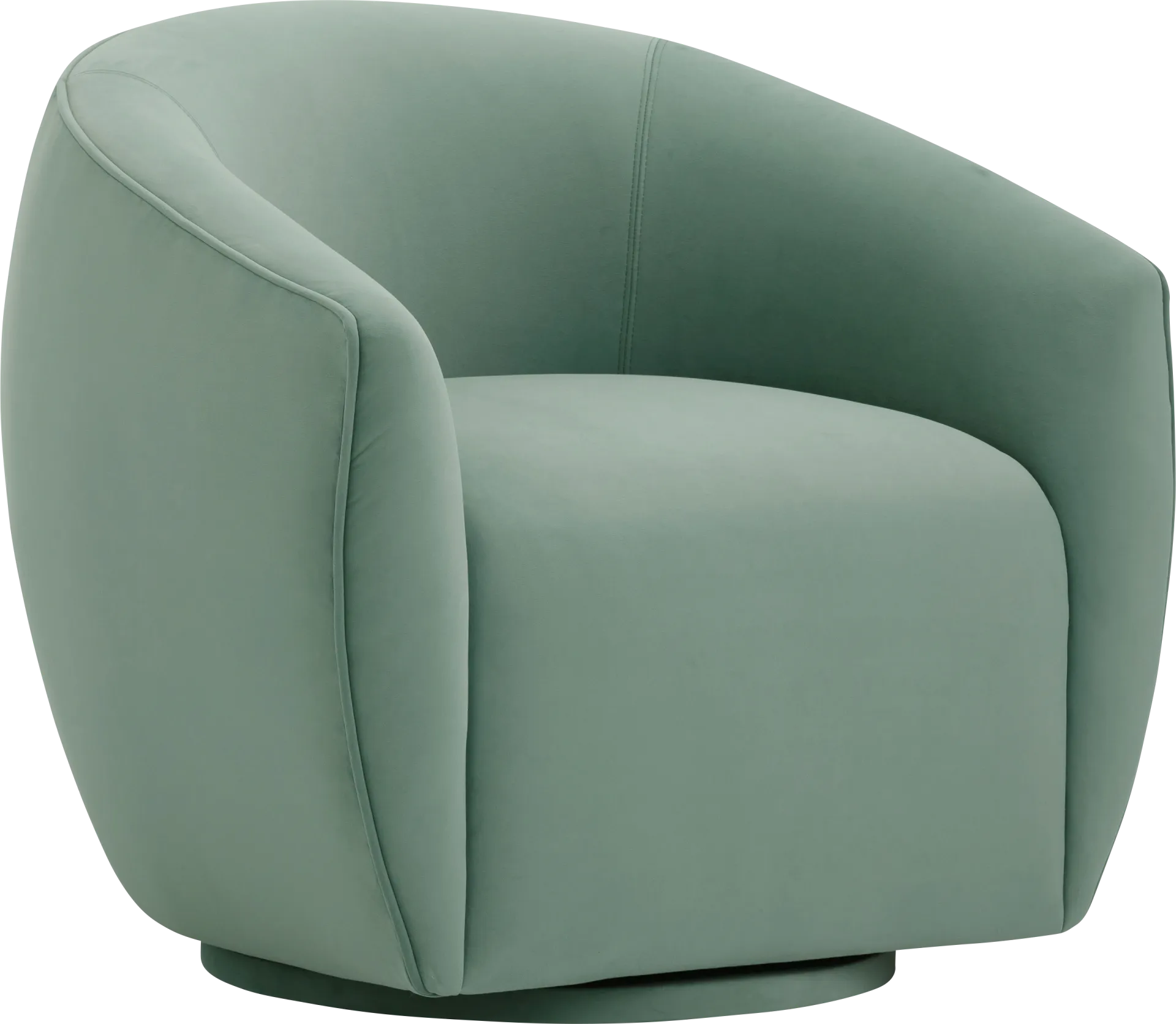 Desertpeak Blue Swivel Accent Chair - Image 1